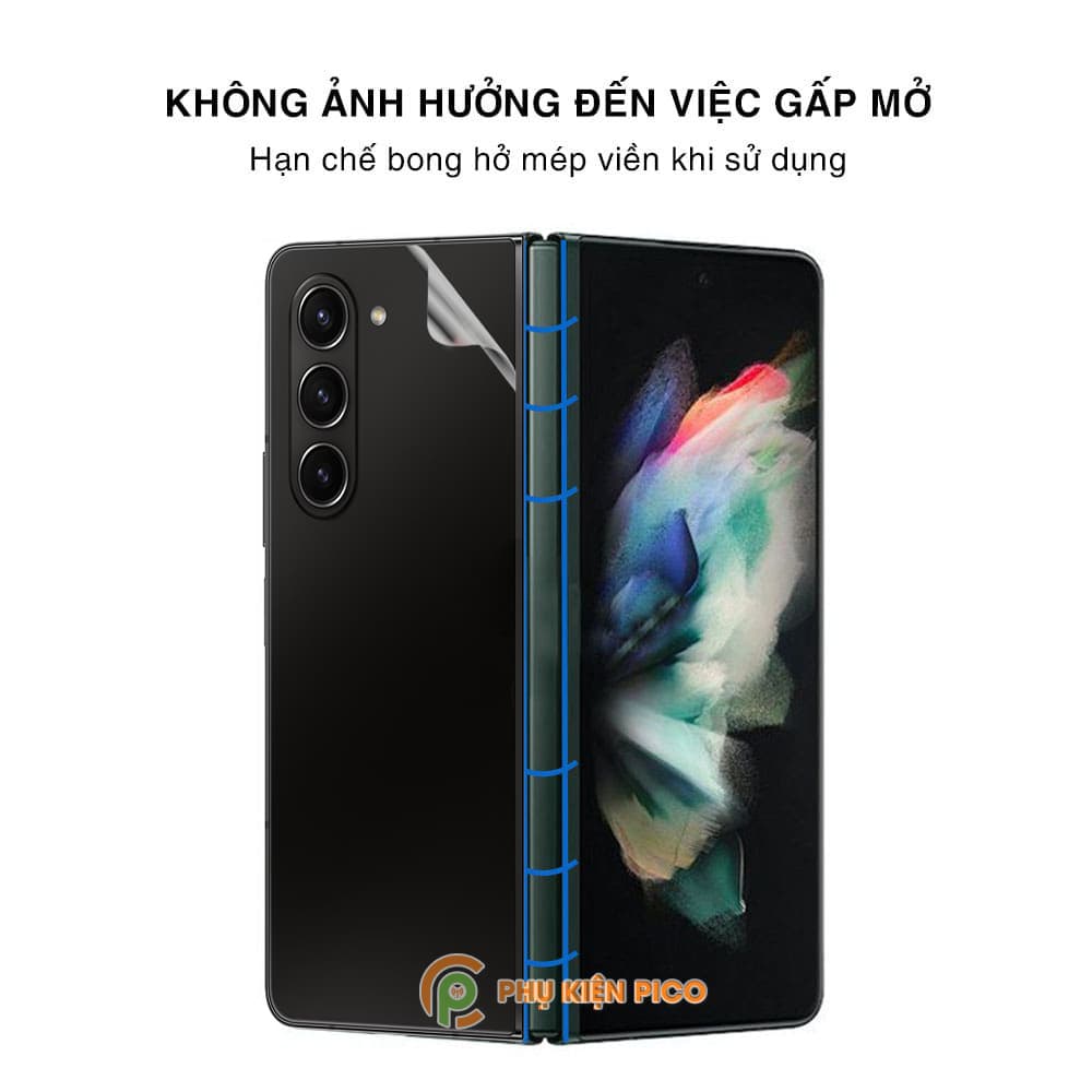 Dán lưng Samsung Galaxy Z Fold 5 PPF cao cấp dẻo trong suốt - Dán mặt lưng Samsung Galaxy Z Fold 5 5G - 2