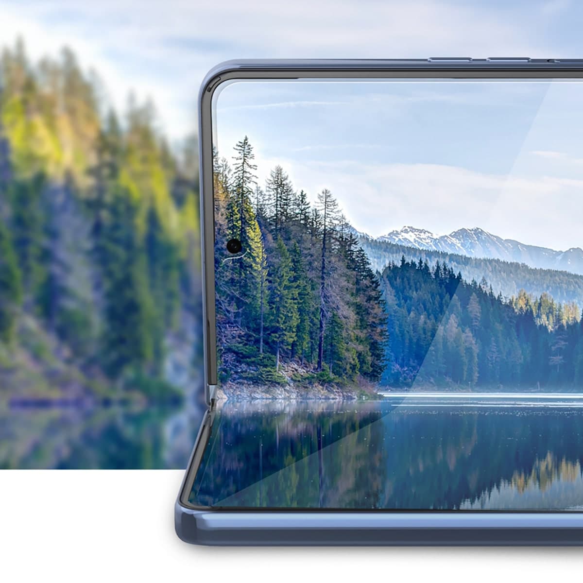 Dán màn hình Samsung Z Fold 5 5G full màn hình chính PPF dẻo trong suốt - Dán màn hình chính Samsung Galaxy Z Fold 5 - 4