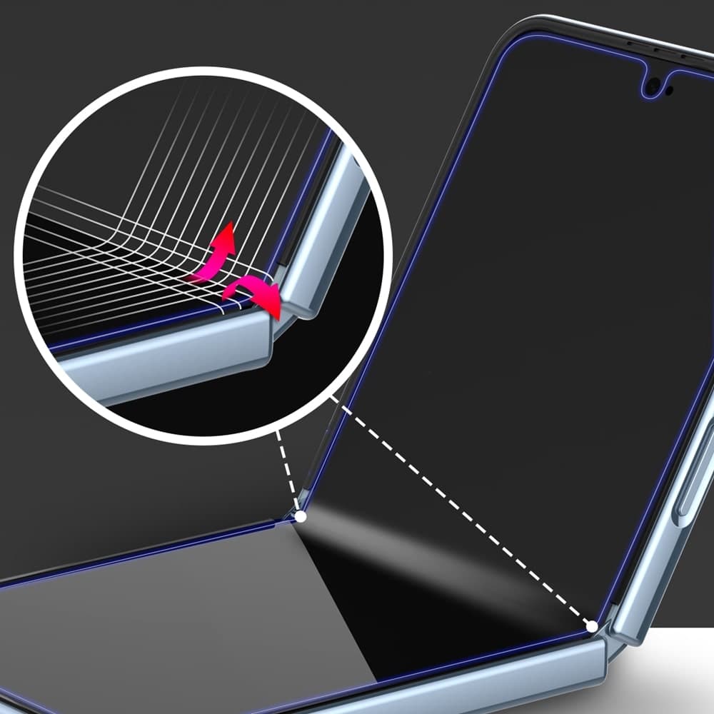 Dán màn hình Samsung Z Flip 5 5G full màn hình chính PPF dẻo trong suốt - Dán màn hình chính Samsung Galaxy Z Flip 5 - 2