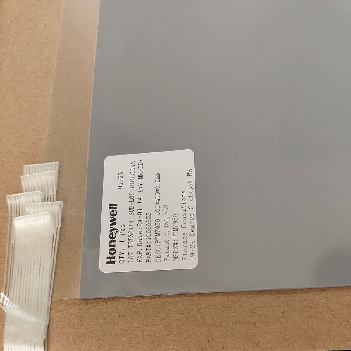 Tấm tản nhiệt CPU GPU Honeywell PTM7950 miếng dán tản nhiệt Honeywell Thermal pad PTM 7950 cho CPU GPU Máy tính, Laptop - 4