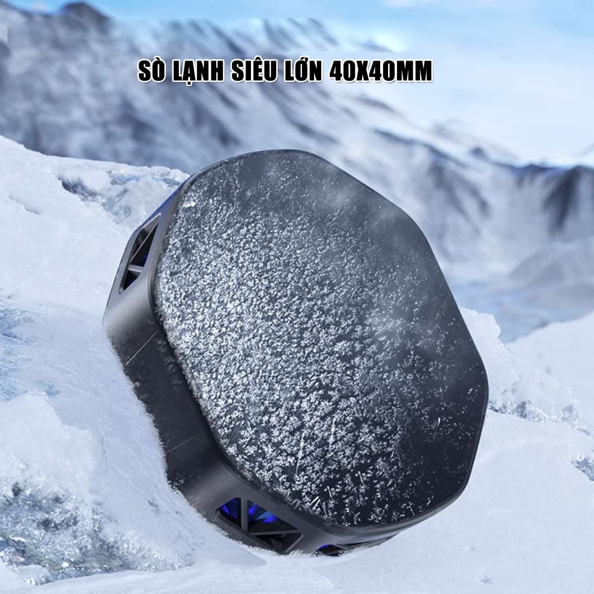 Quạt tản nhiệt điện thoại máy tính bảng X60 Pro Max có sạc không dây Magsafe 15W sò lạnh từ tính Led RGB Gaming - 7