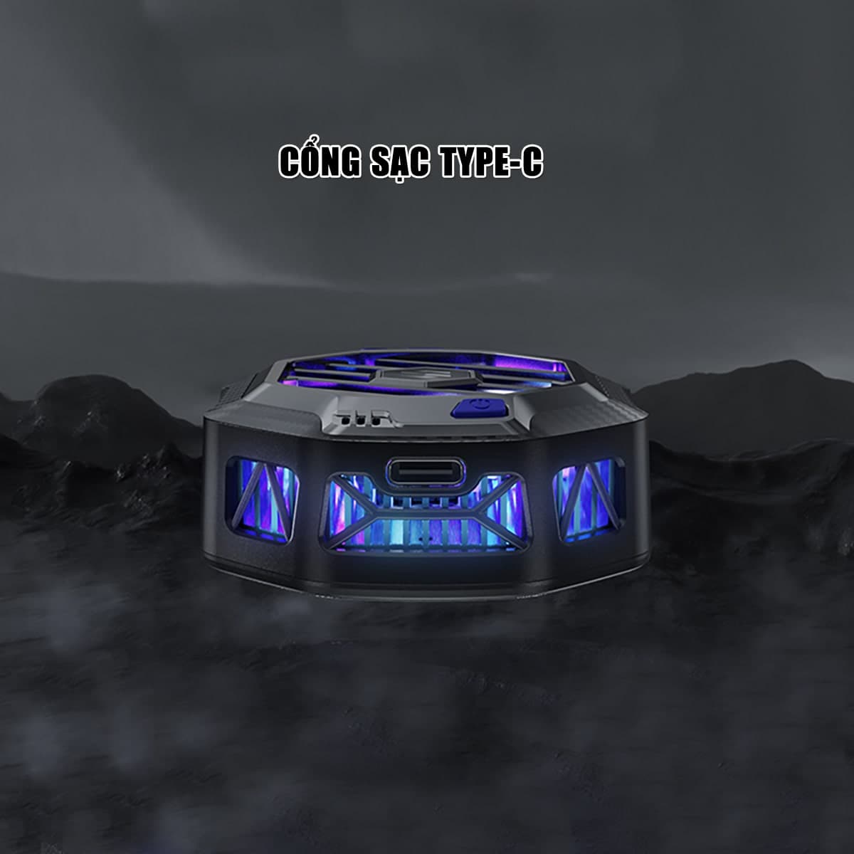 Quạt tản nhiệt điện thoại máy tính bảng X60 Pro Max có sạc không dây Magsafe 15W sò lạnh từ tính Led RGB Gaming - 3