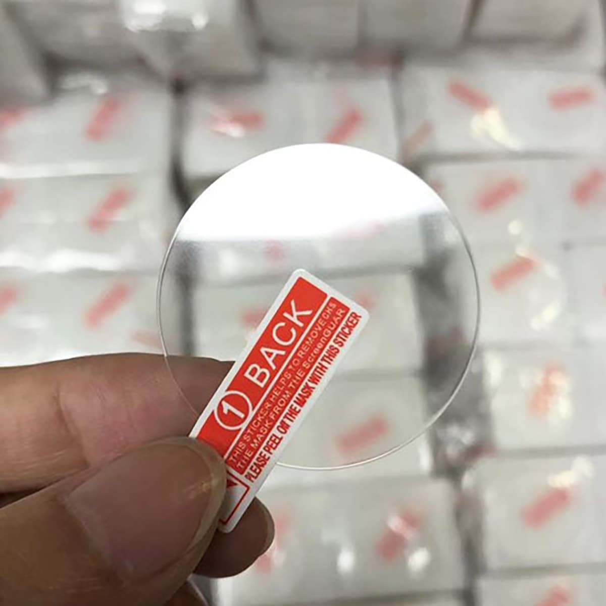 Kính cường lực đồng hồ dùng cho các đồng hồ mặt phẳng hình tròn đường kính 28mm - 42mm full keo chống xước màn hình - 2