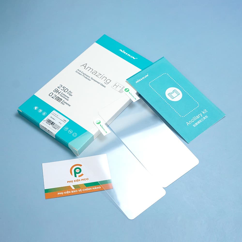 Kính cường lực Samsung S23 5G full màn hình chính hãng Nillkin H+ Pro độ cứng 9H - Dán màn hình Samsung Galaxy S23 - 4