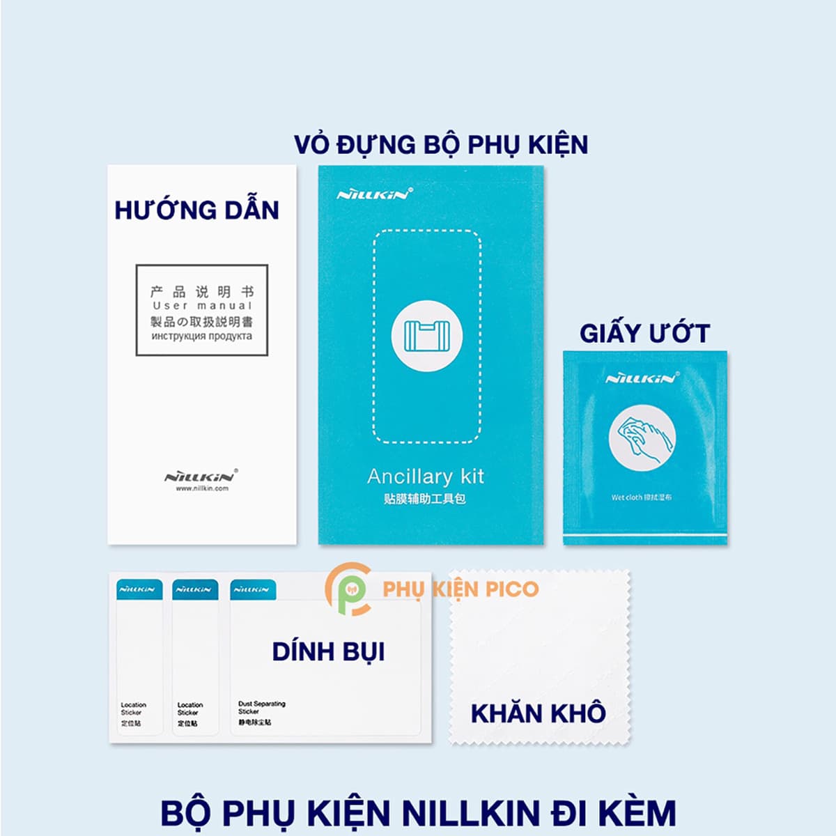 Kính cường lực Samsung S23 5G full màn hình chính hãng Nillkin H+ Pro độ cứng 9H - Dán màn hình Samsung Galaxy S23 - 3