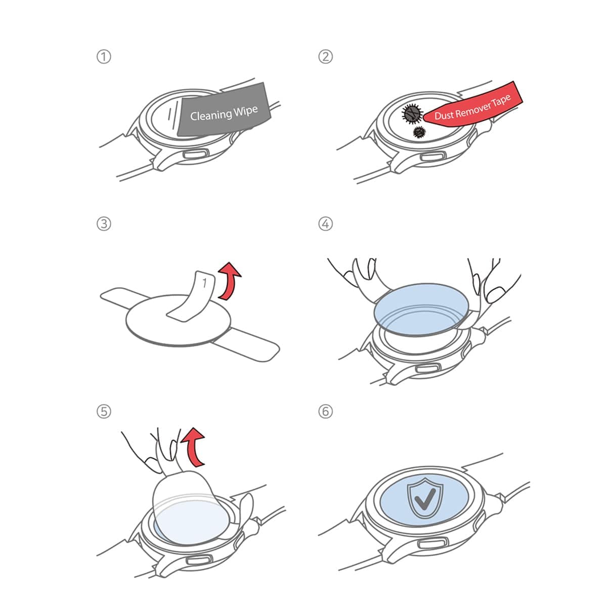 Kính cường lực Samsung Galaxy Watch 6 44mm chính hãng Gor - Dán màn hình đồng hồ Samsung Watch 6 44mm - 9