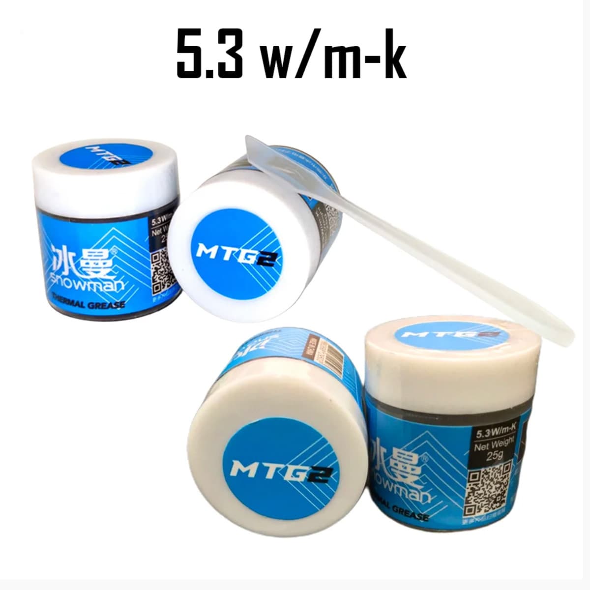 Keo tản nhiệt CPU máy tính VGA MTG2 Snow Man - Kem tản nhiệt PC Laptop Card đồ họa giá rẻ hiệu năng cao Snowman MTG 2 - 5