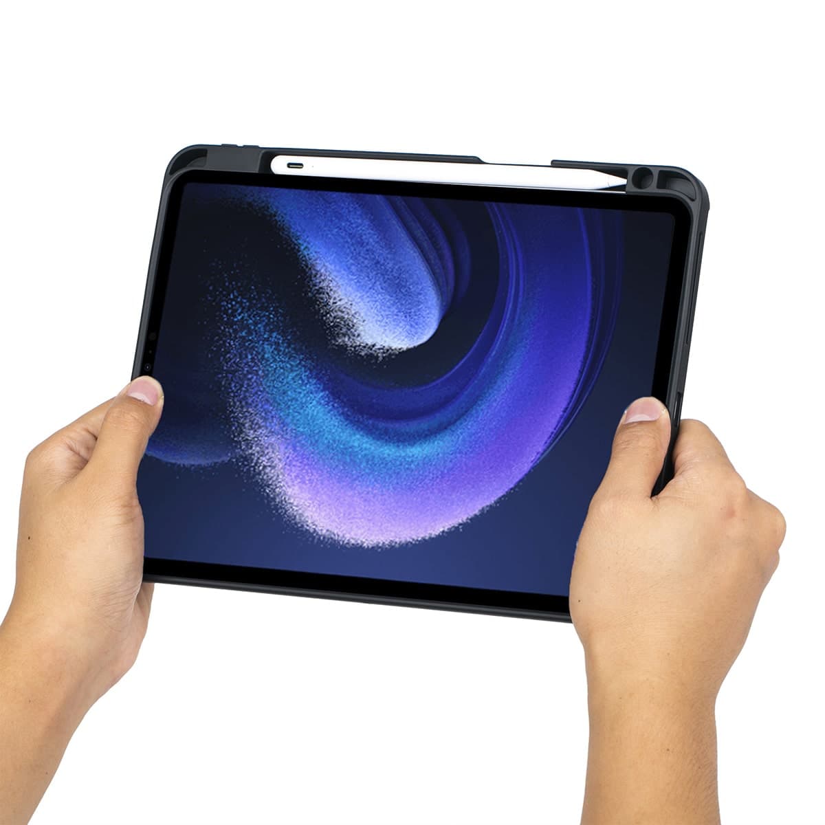 Ốp lưng Xiaomi Mi Pad 6 cao cấp kèm bàn phím chuột cảm ứng - Bao da Xiaomi Pad 6 Pro 720 độ tách rời linh hoạt - 11
