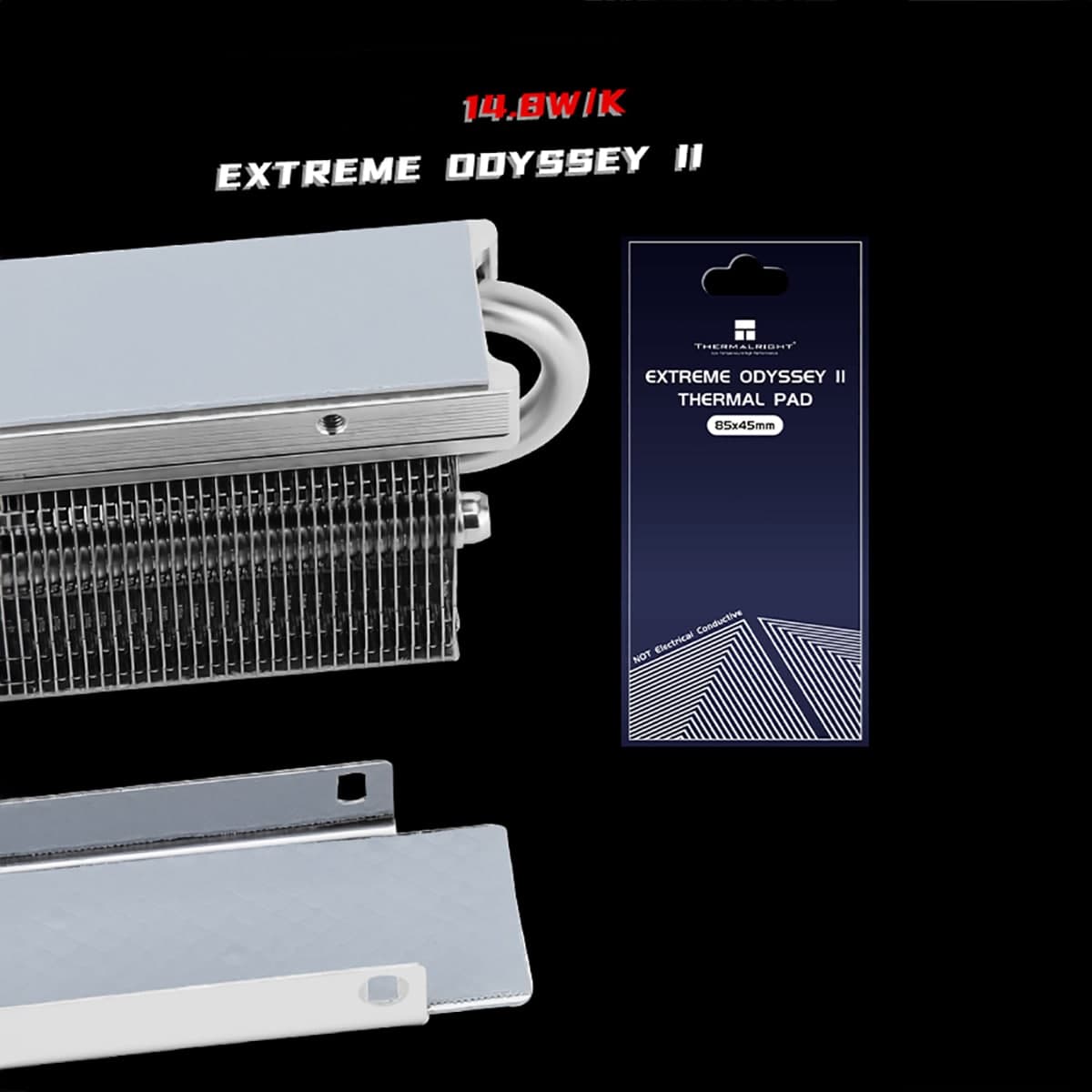 Tản nhiệt SSD M2 Thermalright Pro HR-10 2280 ốp tản nhiệt ổ cứng nvme M.2 Thermalright HR10 bản nâng cấp của HR09 - 4