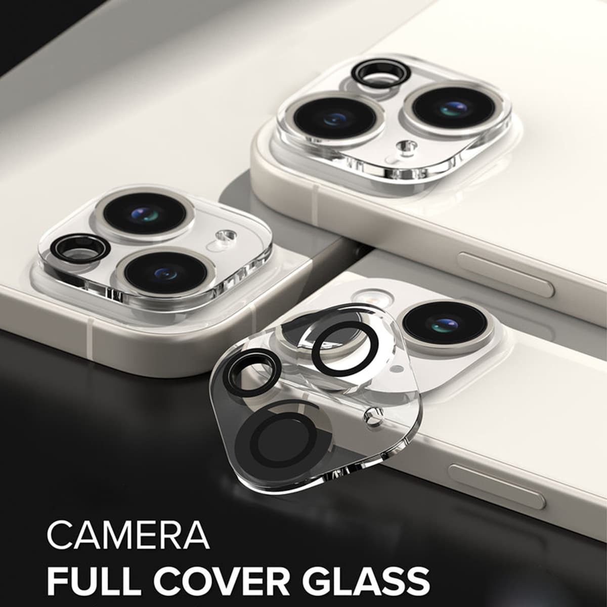 Dán camera Iphone 15 thấu kính nổi 3D - Cường lực camera Iphone 15 độ cứng 9H trong suốt - 11