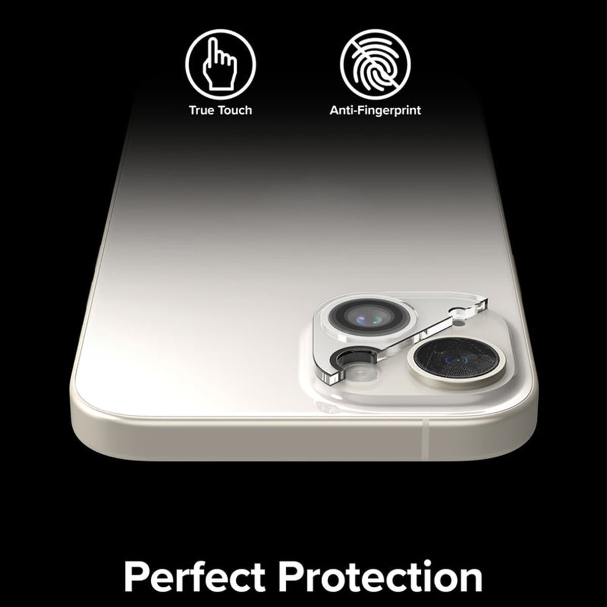 Dán camera Iphone 15 thấu kính nổi 3D - Cường lực camera Iphone 15 độ cứng 9H trong suốt - 7