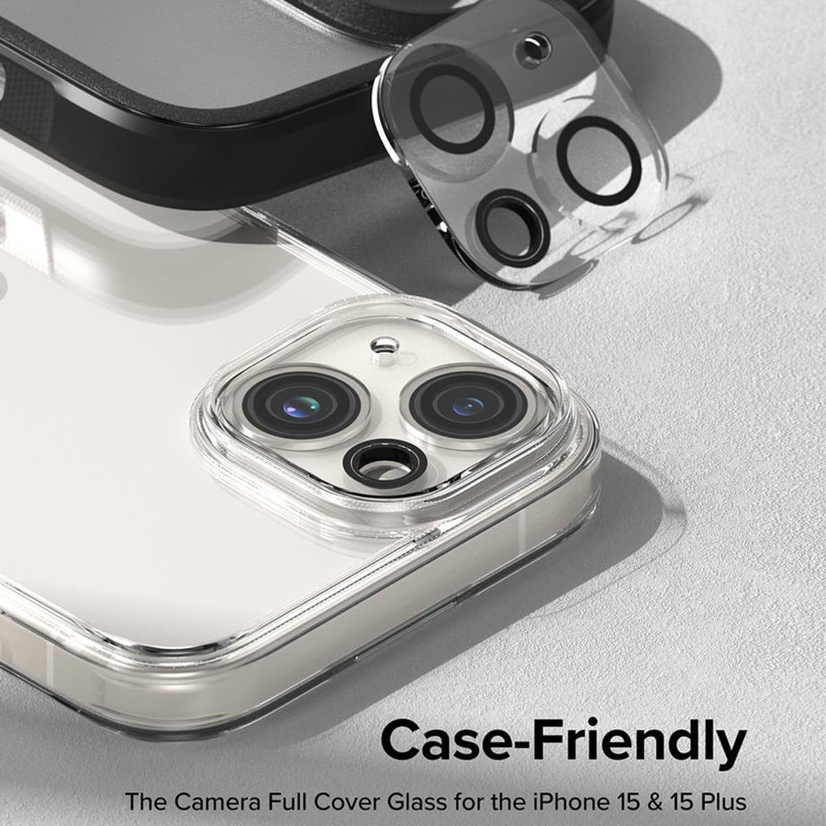 Dán camera Iphone 15 thấu kính nổi 3D - Cường lực camera Iphone 15 độ cứng 9H trong suốt - 5
