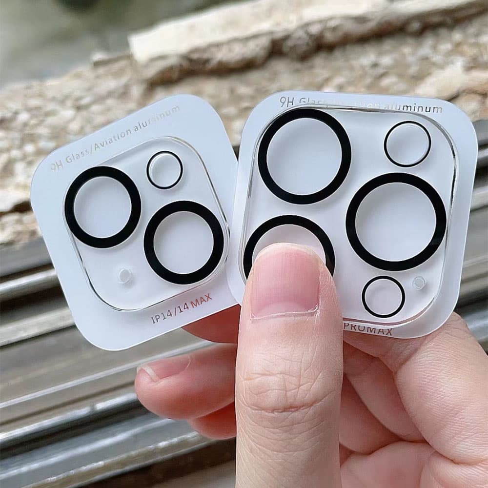 Dán camera Iphone 15 Pro thấu kính nổi 3D - Cường lực camera Iphone 15 Pro độ cứng 9H trong suốt - 2