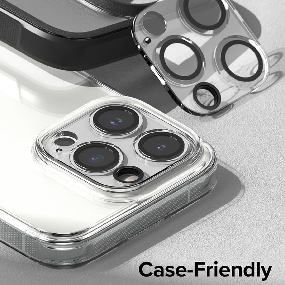 Dán camera Iphone 15 Pro thấu kính nổi 3D - Cường lực camera Iphone 15 Pro độ cứng 9H trong suốt - 8