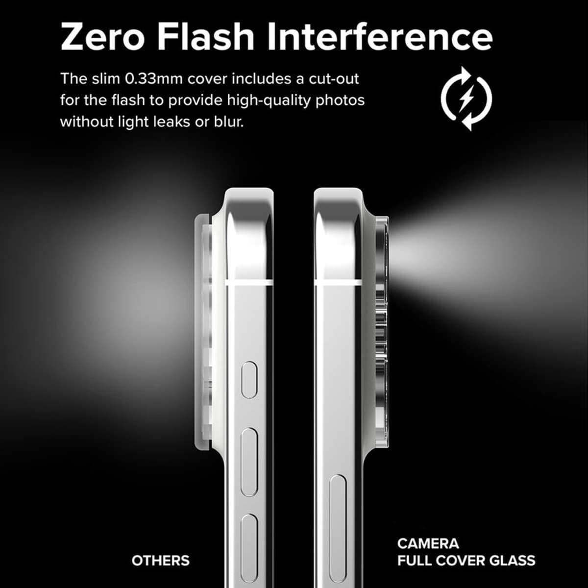 Dán camera Iphone 15 Pro thấu kính nổi 3D - Cường lực camera Iphone 15 Pro độ cứng 9H trong suốt - 10