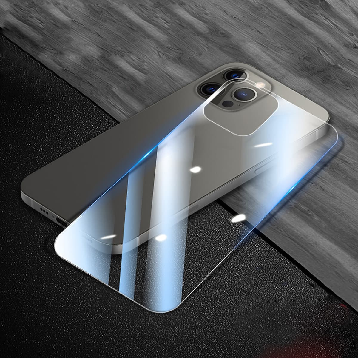 Cường lực lưng Iphone 15 Pro trong suốt full mặt lưng độ cứng 9H - Dán lưng Iphone 15 Pro - 3