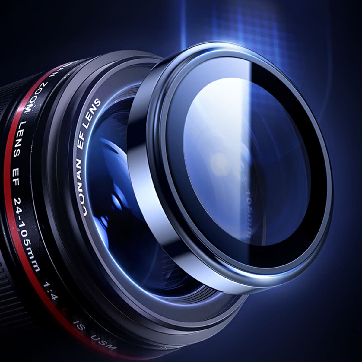 Dán camera Iphone 15 Plus - Dán mắt Camera Iphone 15 Plus kim loại siêu cứng FLMJ - Dán bảo vệ camera iPhone 15 Plus - 2