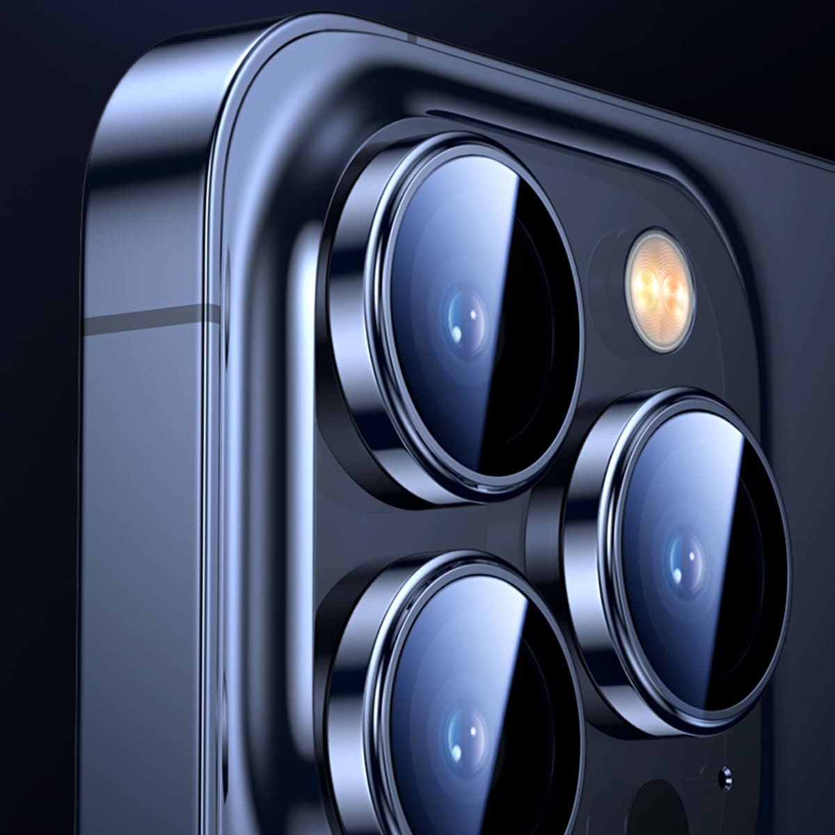 Dán camera Iphone 15 Plus - Dán mắt Camera Iphone 15 Plus kim loại siêu cứng FLMJ - Dán bảo vệ camera iPhone 15 Plus - 5