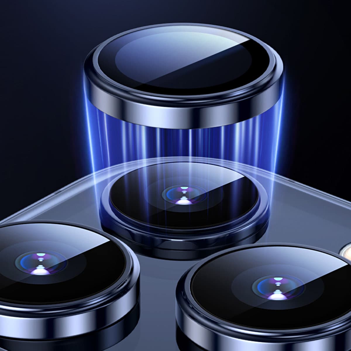 Dán camera Iphone 15 Plus - Dán mắt Camera Iphone 15 Plus kim loại siêu cứng FLMJ - Dán bảo vệ camera iPhone 15 Plus - 6