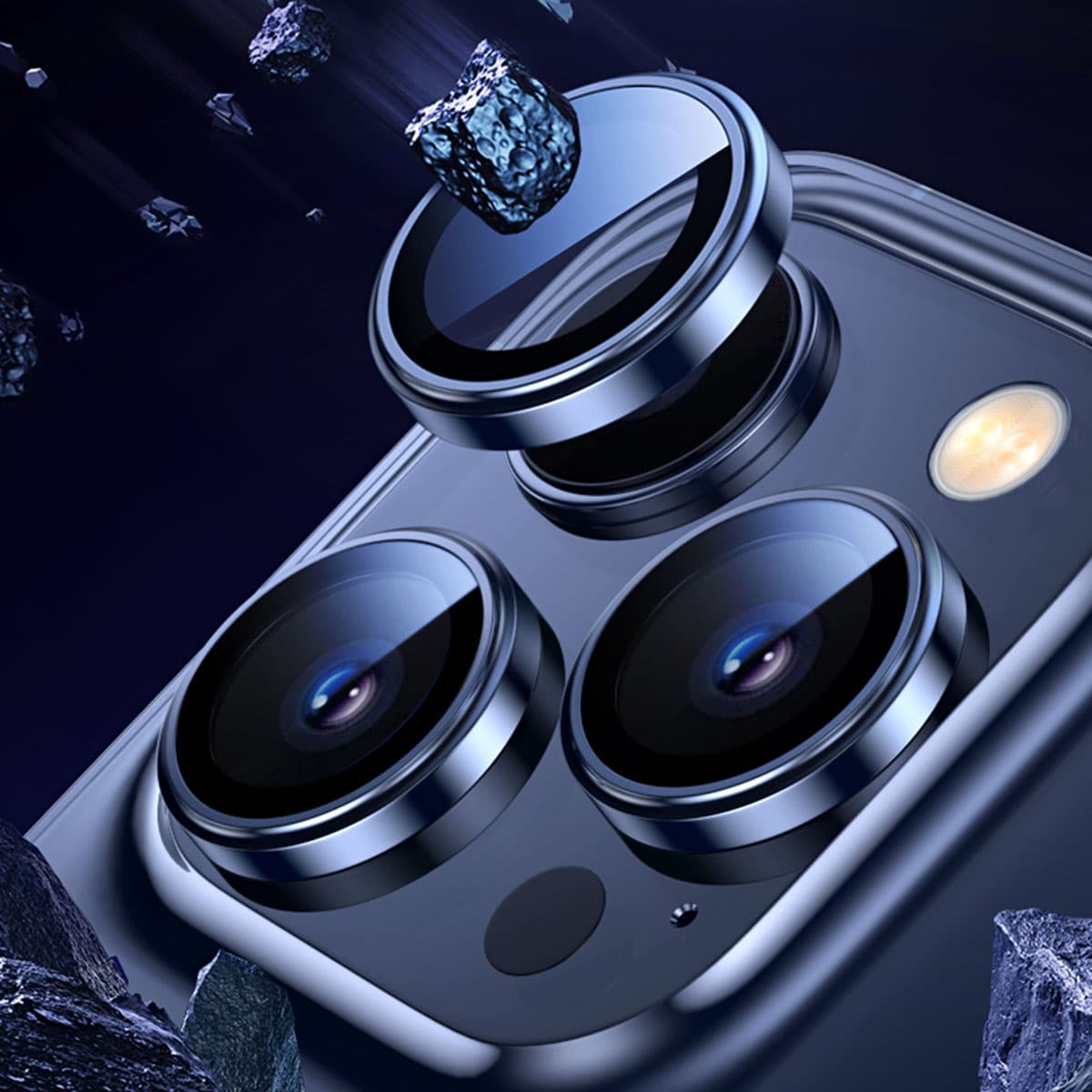 Dán camera Iphone 15 Plus - Dán mắt Camera Iphone 15 Plus kim loại siêu cứng FLMJ - Dán bảo vệ camera iPhone 15 Plus - 7