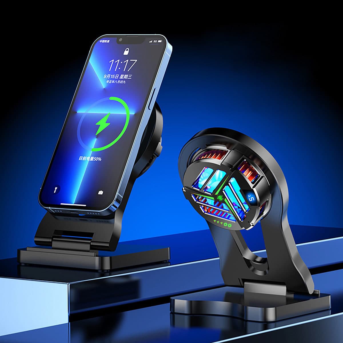 Giá đỡ quạt tản nhiệt điện thoại sò lạnh từ tính dùng được cho các dòng quạt X60 Ultra, X25, X25Pro, X13, X18, X36 Pro - 4