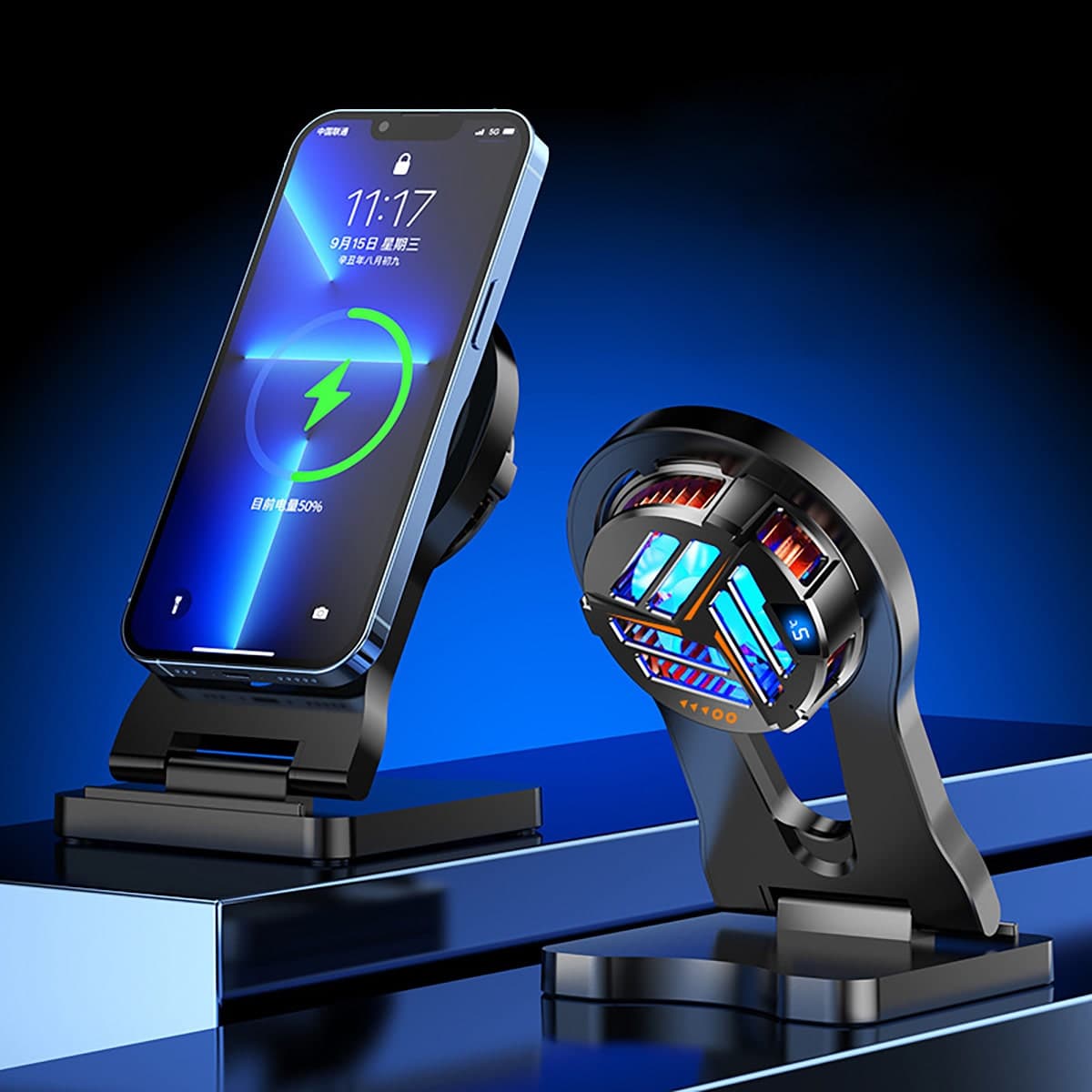 Giá đỡ quạt tản nhiệt điện thoại sò lạnh từ tính dùng được cho các dòng quạt X60 Ultra, X25, X25Pro, X13, X18, X36 Pro - 5