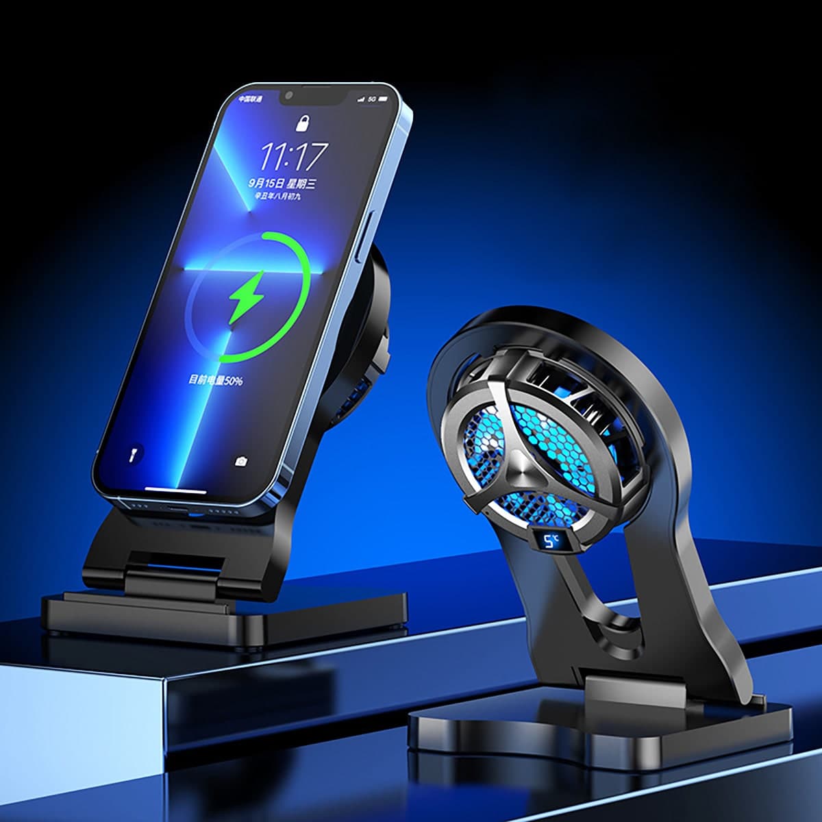 Giá đỡ quạt tản nhiệt điện thoại sò lạnh từ tính dùng được cho các dòng quạt X60 Ultra, X25, X25Pro, X13, X18, X36 Pro - 6