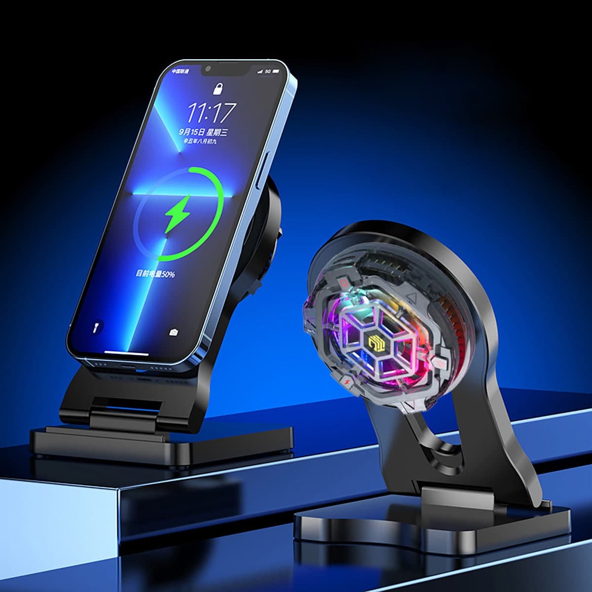 Giá đỡ quạt tản nhiệt điện thoại sò lạnh từ tính dùng được cho các dòng quạt X60 Ultra, X25, X25Pro, X13, X18, X36 Pro - 9