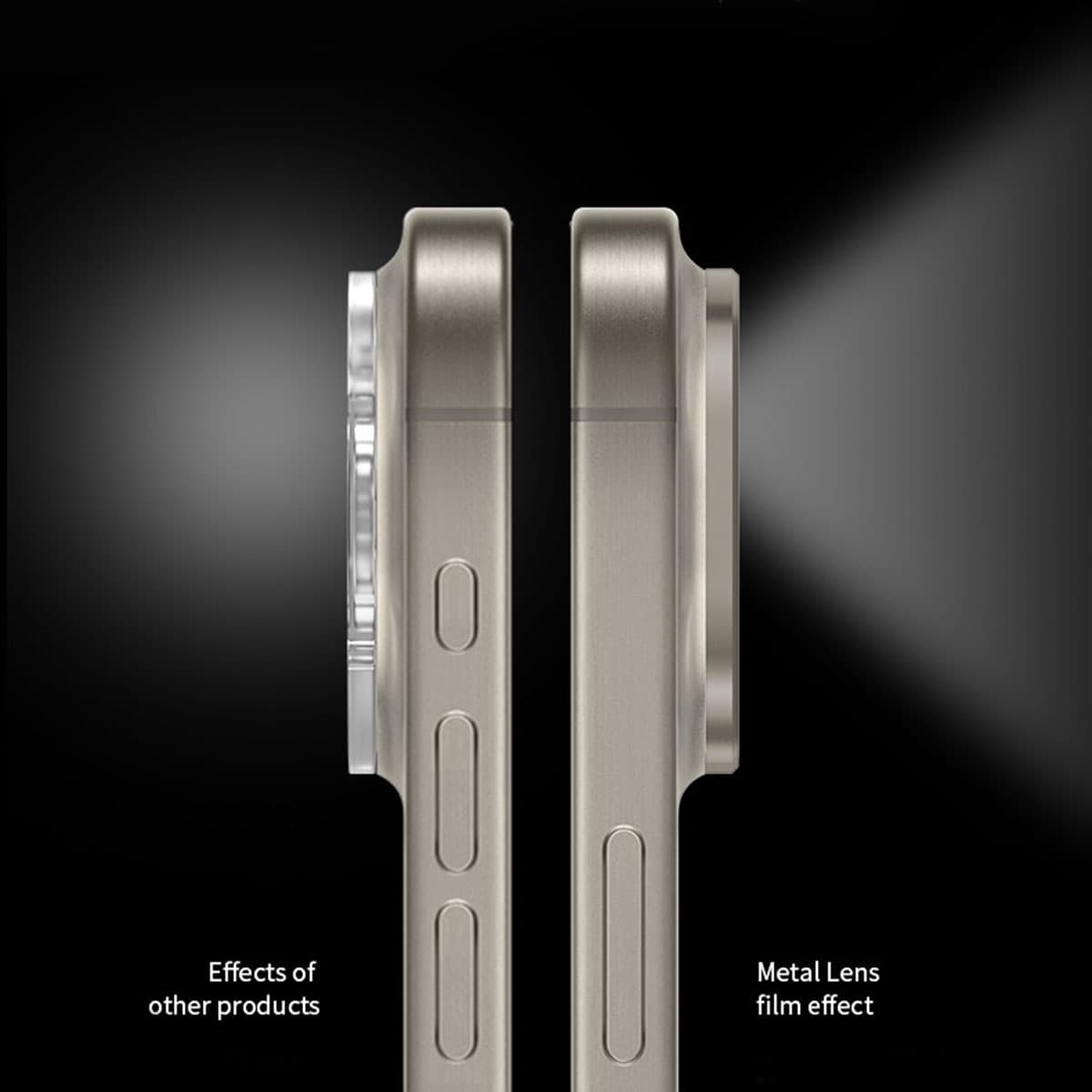 Dán camera Iphone 15 Plus - Khung kim loại bảo vệ camera Iphone 15 Plus chống trầy xước va đập - 3