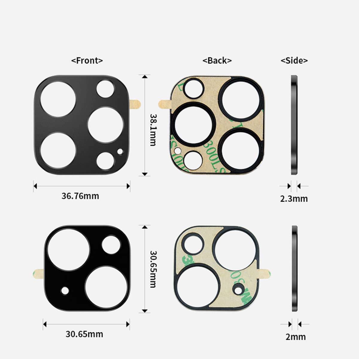 Dán camera Iphone 15 Plus - Khung kim loại bảo vệ camera Iphone 15 Plus chống trầy xước va đập - 6