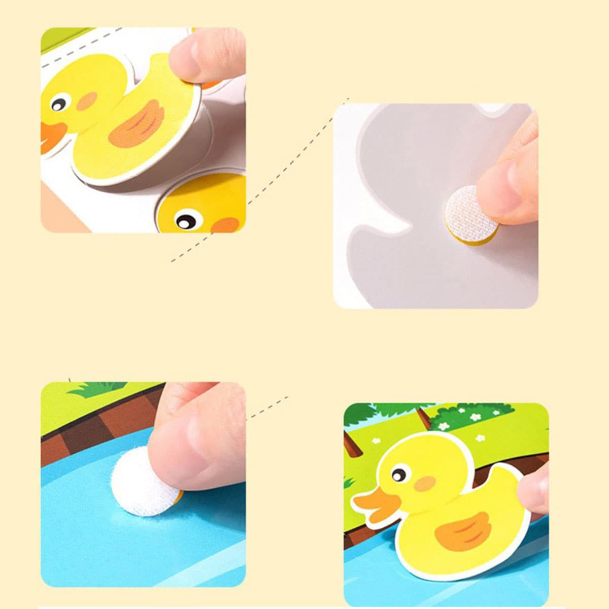 Băng dính gai Velcro tròn, khóa nhám có sẵn keo dán các loại đường kính 1.2cm 1.5cm 2cm - 12