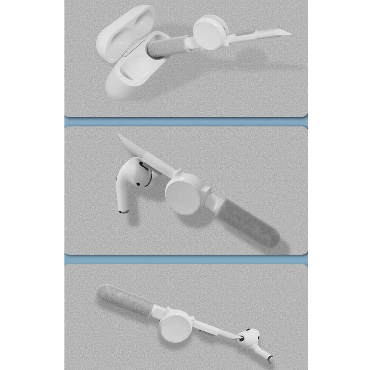 Bình xịt vệ sinh làm sạch màn hình điện thoại - Bộ dụng cụ vệ sinh Laptop Bàn phím Tai nghe đa năng 10in1 - 10