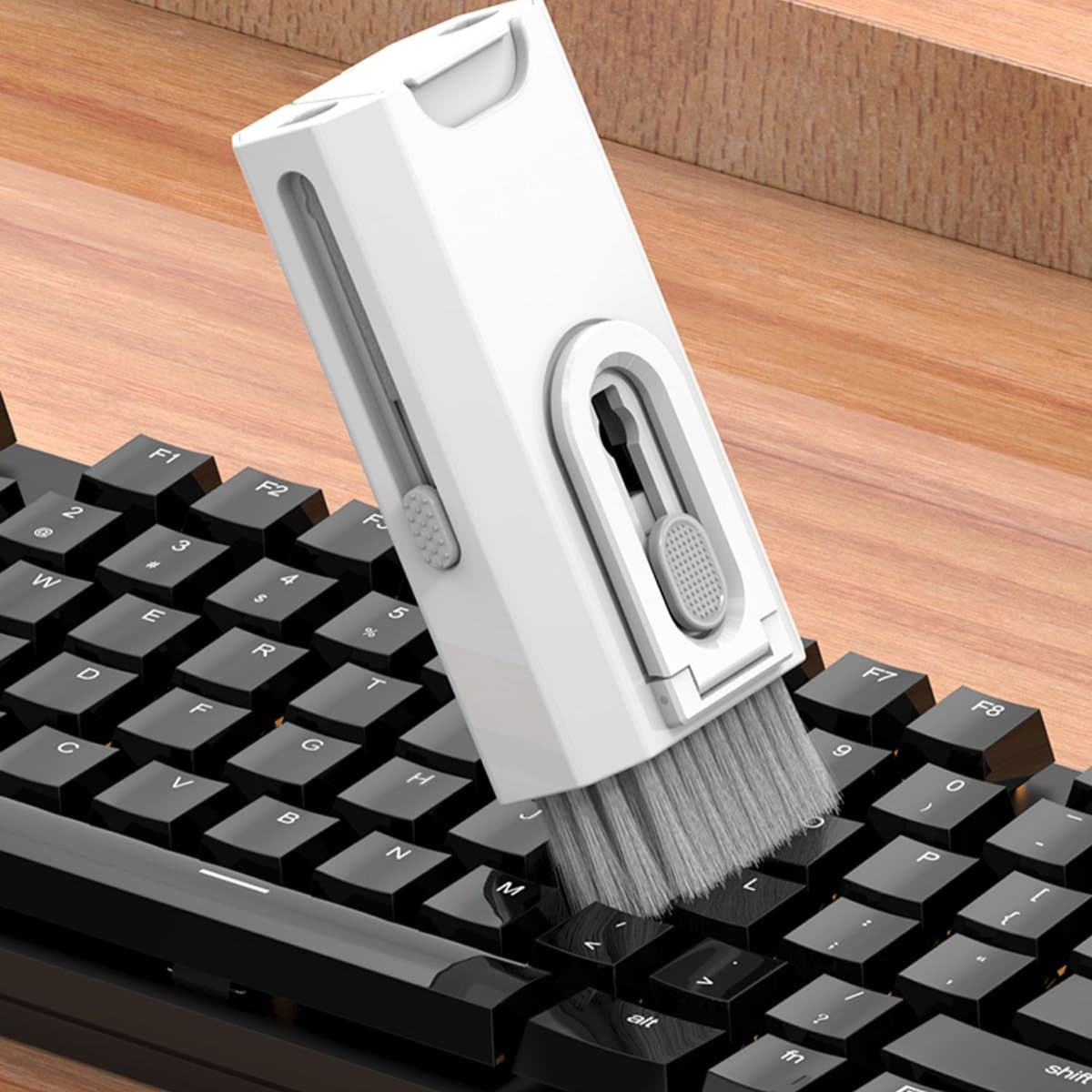 Bình xịt vệ sinh làm sạch màn hình điện thoại - Bộ dụng cụ vệ sinh Laptop Bàn phím Tai nghe đa năng 8in1 - 5