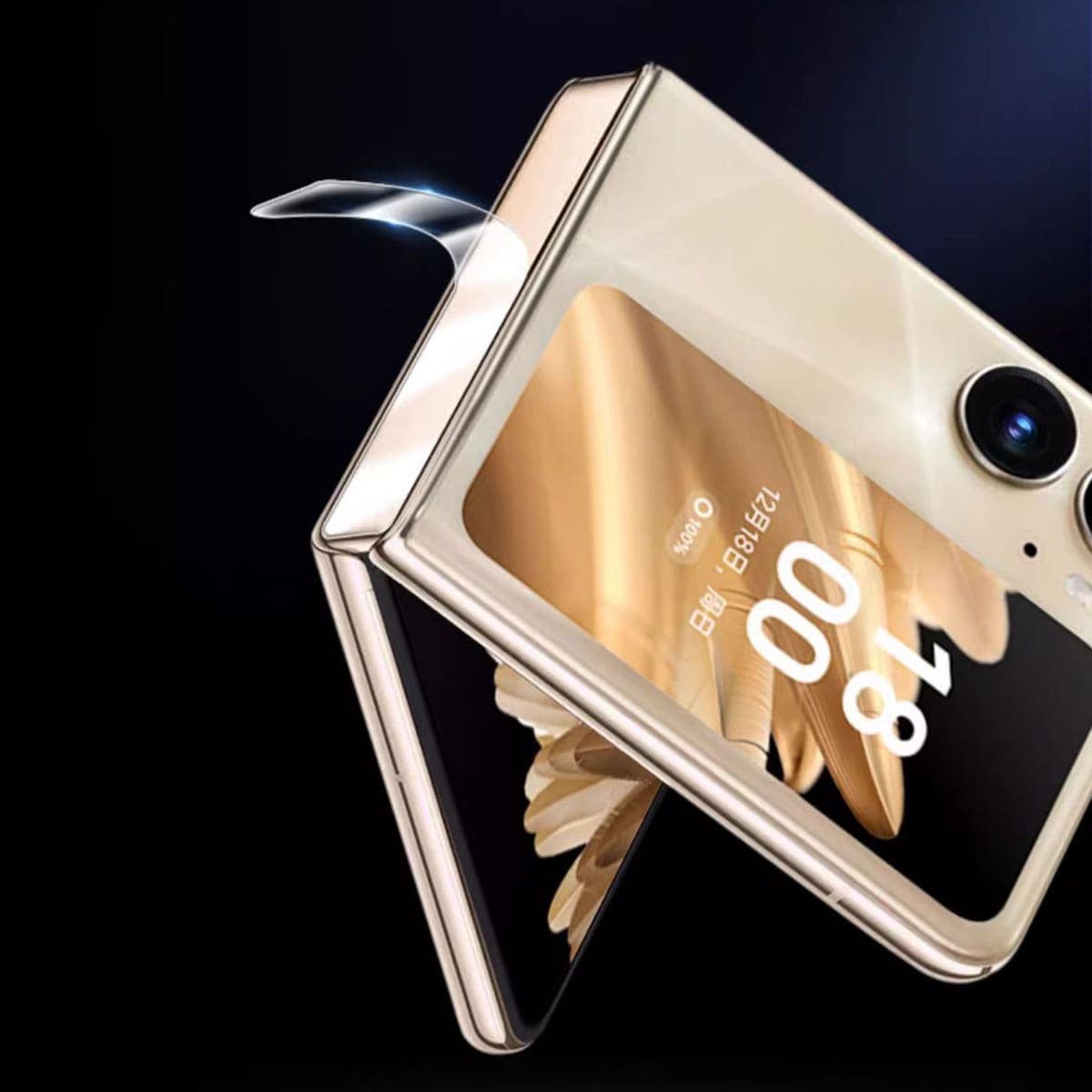 Dán bản lề Oppo Find N3 Flip PPF cao cấp dẻo bộ 2 chiếc - 6