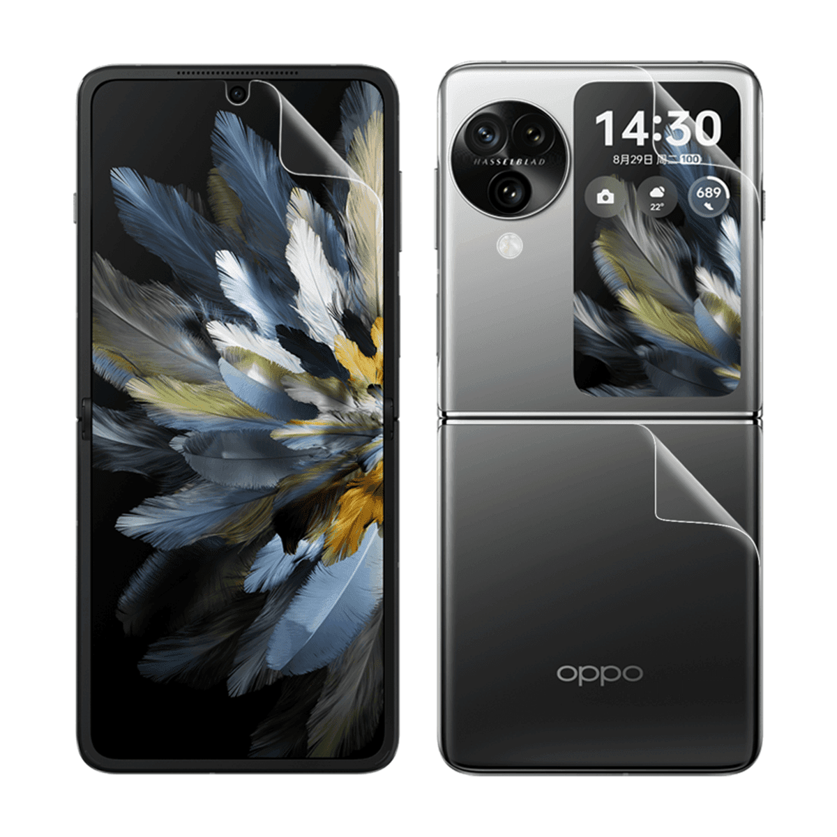 Dán lưng Oppo Find N3 Flip PPF cao cấp dẻo trong suốt - 8
