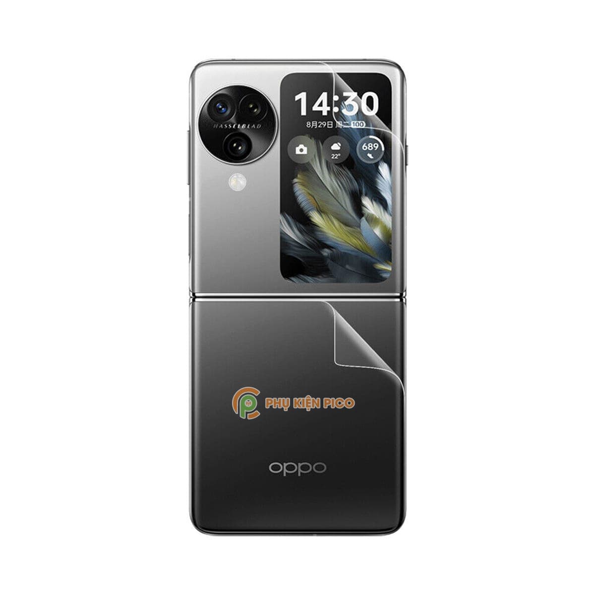 Dán lưng Oppo Find N3 Flip PPF cao cấp dẻo trong suốt - 2