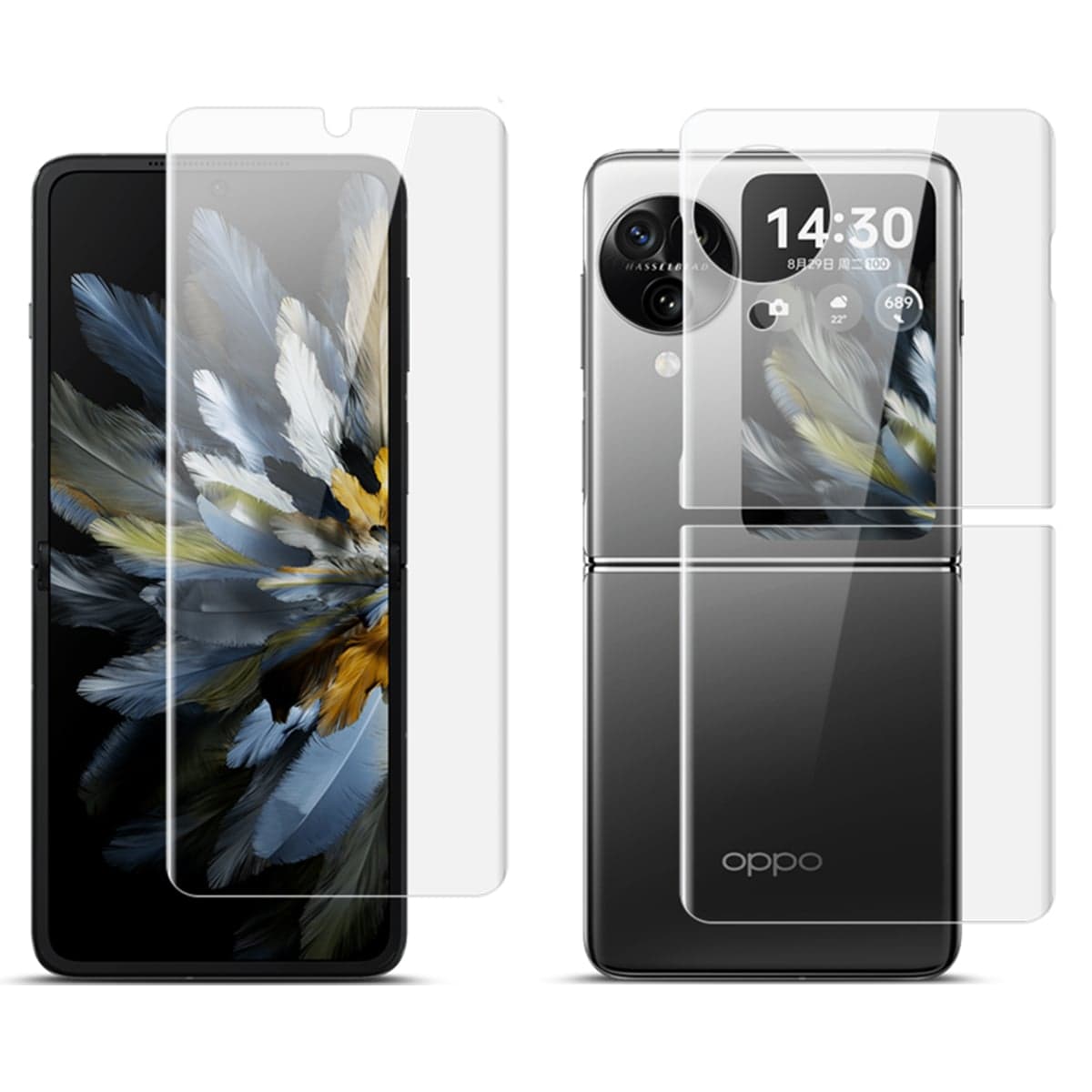 Dán lưng Oppo Find N3 Flip PPF cao cấp dẻo trong suốt - 6
