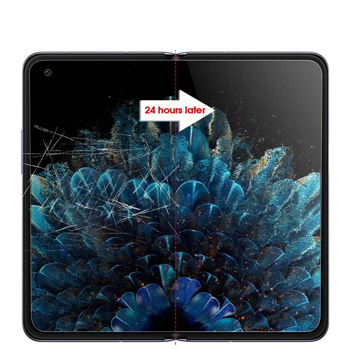 Dán màn hình Find N3 full màn hình chính dẻo trong suốt PPF cao cấp - Dán màn hình chính Oppo Find N3 - 4