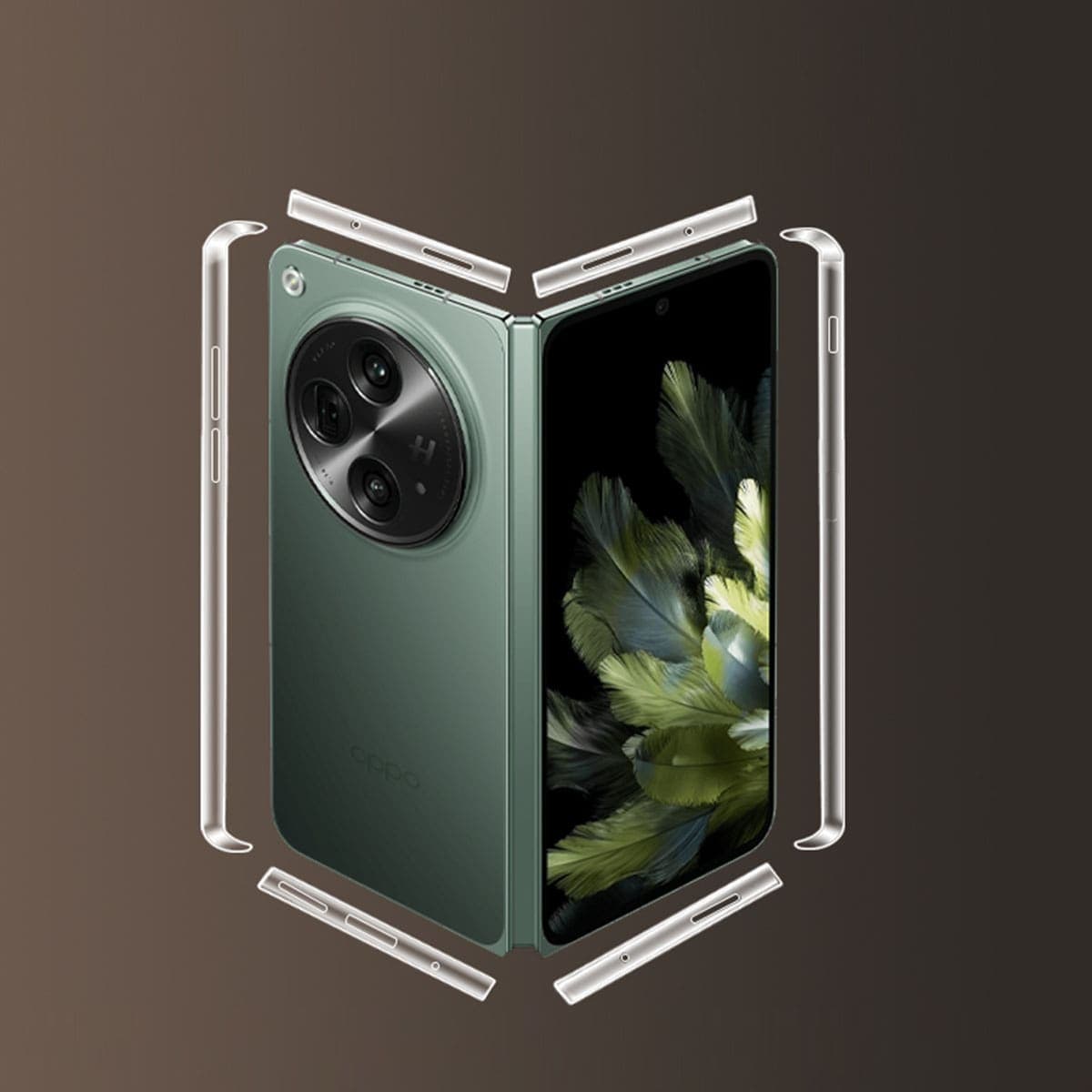 Dán viền Find N3 - Dán bảo vệ khung viền Oppo Find N3 PPF cao cấp dẻo - 2 Bộ - 4