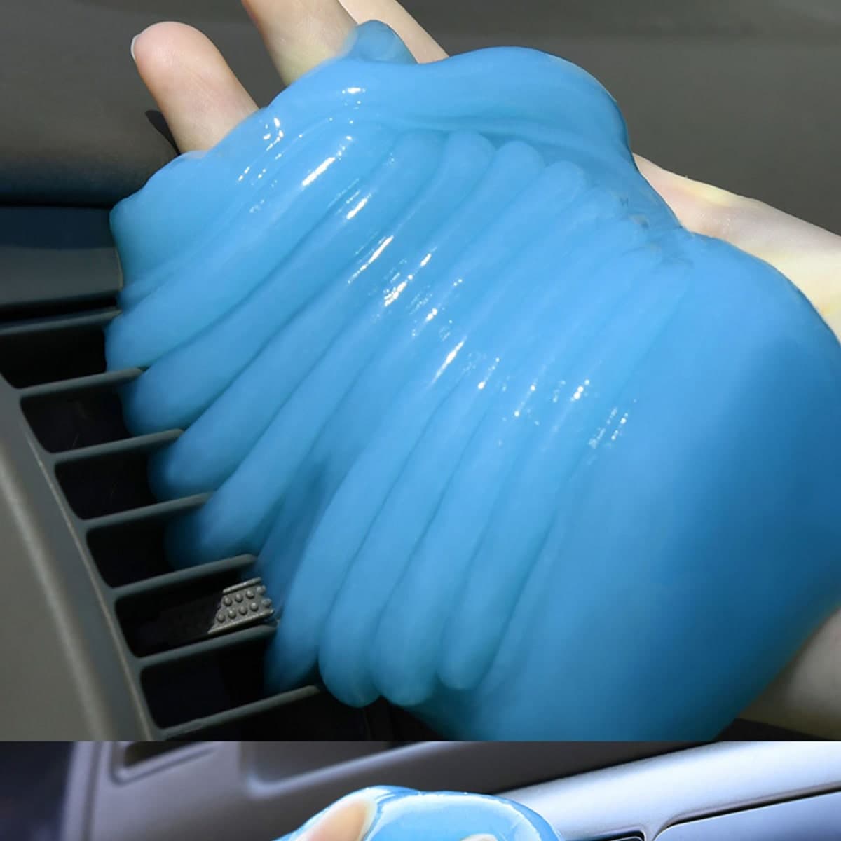 Gel vệ sinh bàn phím máy tính, điều khiển TV, lỗ thông hơi điều hòa, ô tô đa năng Super Clean màu xanh hộp 160 gram - 7