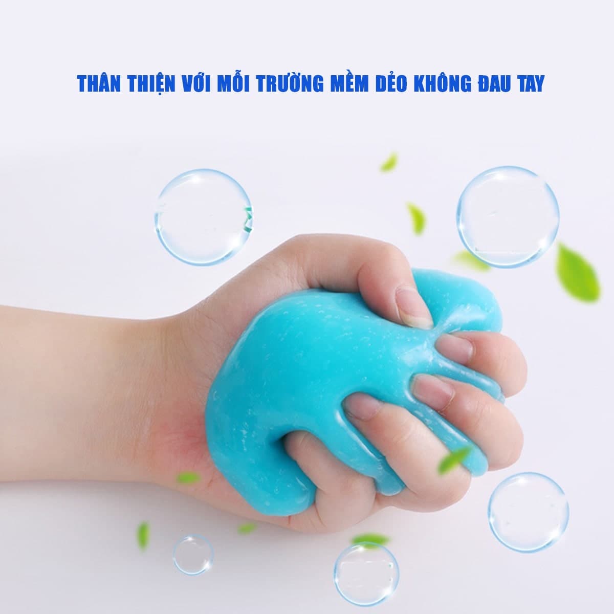 Gel vệ sinh bàn phím máy tính, điều khiển TV, lỗ thông hơi điều hòa, ô tô đa năng Super Clean màu xanh hộp 160 gram - 10