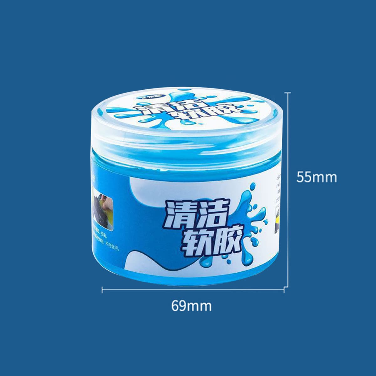 Gel vệ sinh bàn phím máy tính, điều khiển TV, lỗ thông hơi điều hòa, ô tô đa năng Super Clean màu xanh hộp 160 gram - 6