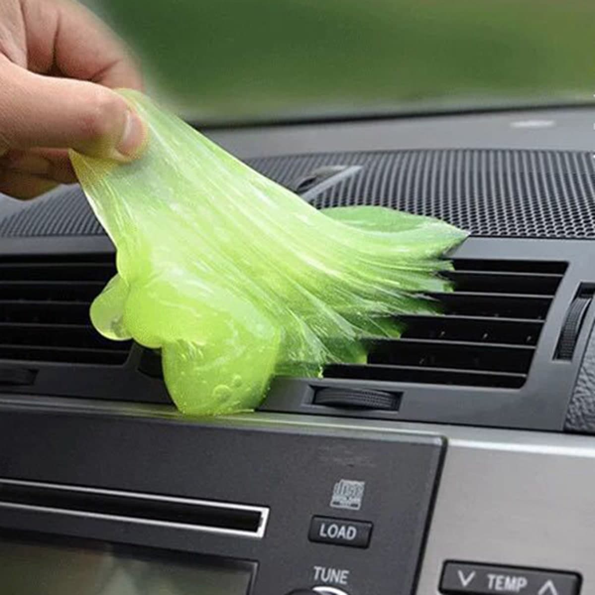 Gel vệ sinh bàn phím, điều khiển TV, lỗ thông hơi điều hòa, lỗ thông hơi trên ô tô đa năng Super Clean màu xanh túi 80 gram - 6