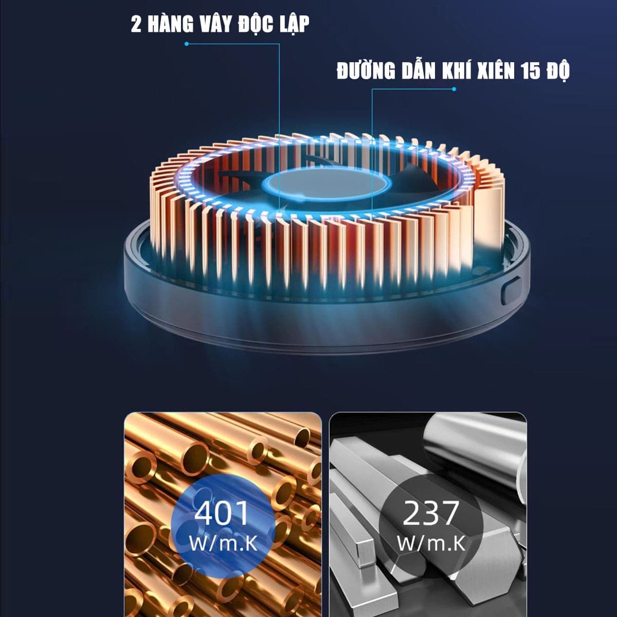 Quạt tản nhiệt điện thoại sò lạnh từ tính X78 Pro màn hình hiển thị nhiệt độ Led RGB - 3