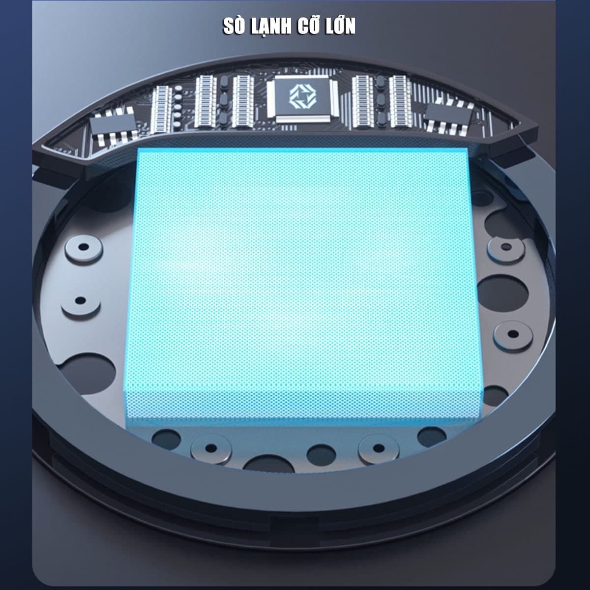 Quạt tản nhiệt điện thoại sò lạnh từ tính X78 Pro màn hình hiển thị nhiệt độ Led RGB - 5