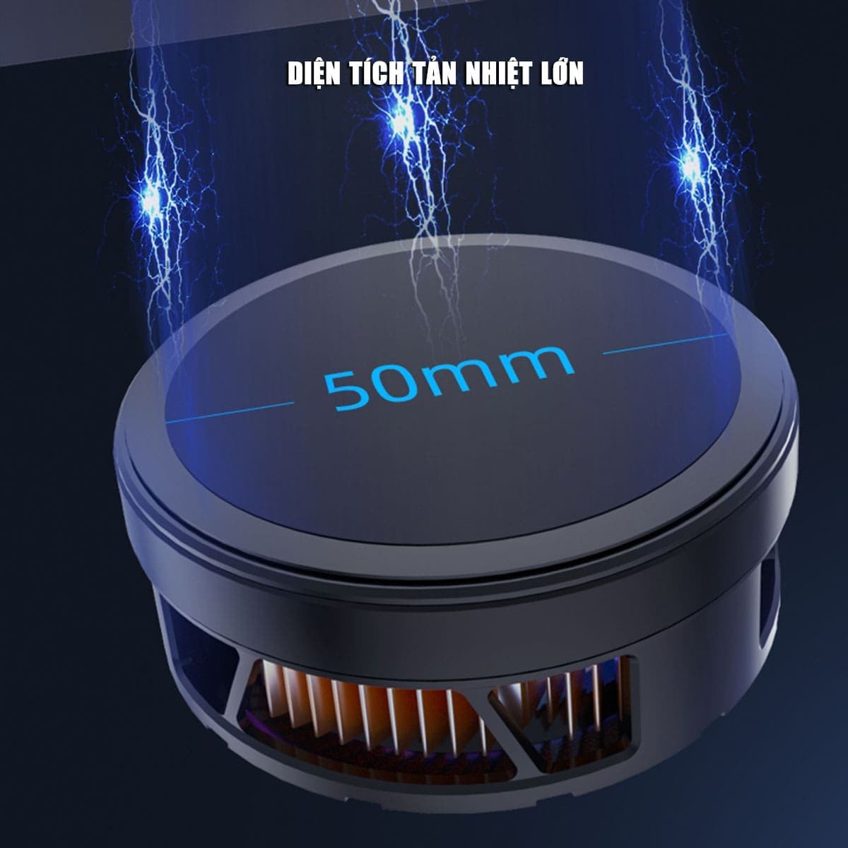 Quạt tản nhiệt điện thoại sò lạnh từ tính X78 Pro màn hình hiển thị nhiệt độ Led RGB - 4