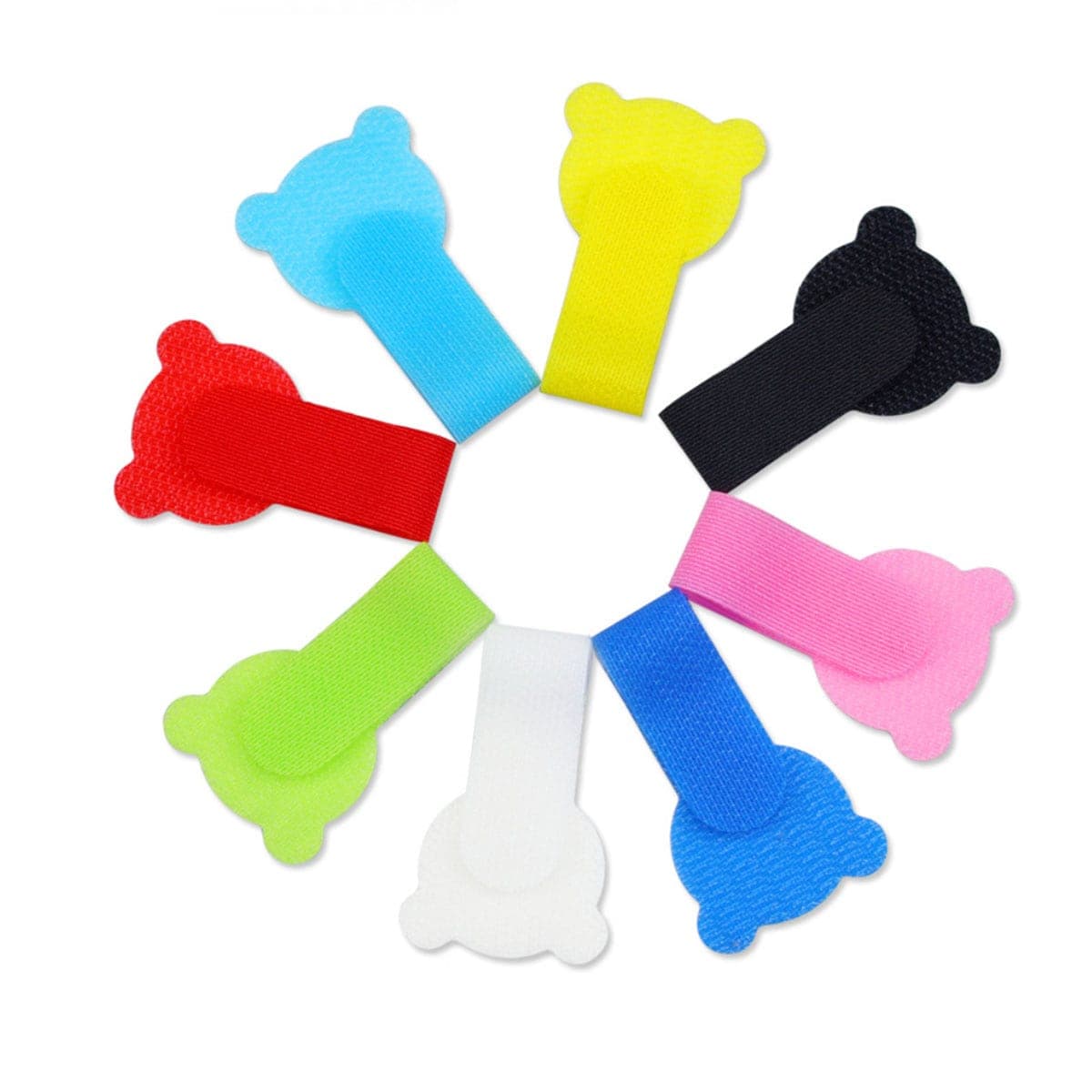 Băng gai dính có keo dính tường Velcro quấn cáp sạc băng dính quấn tai nghe dính cố định - 4