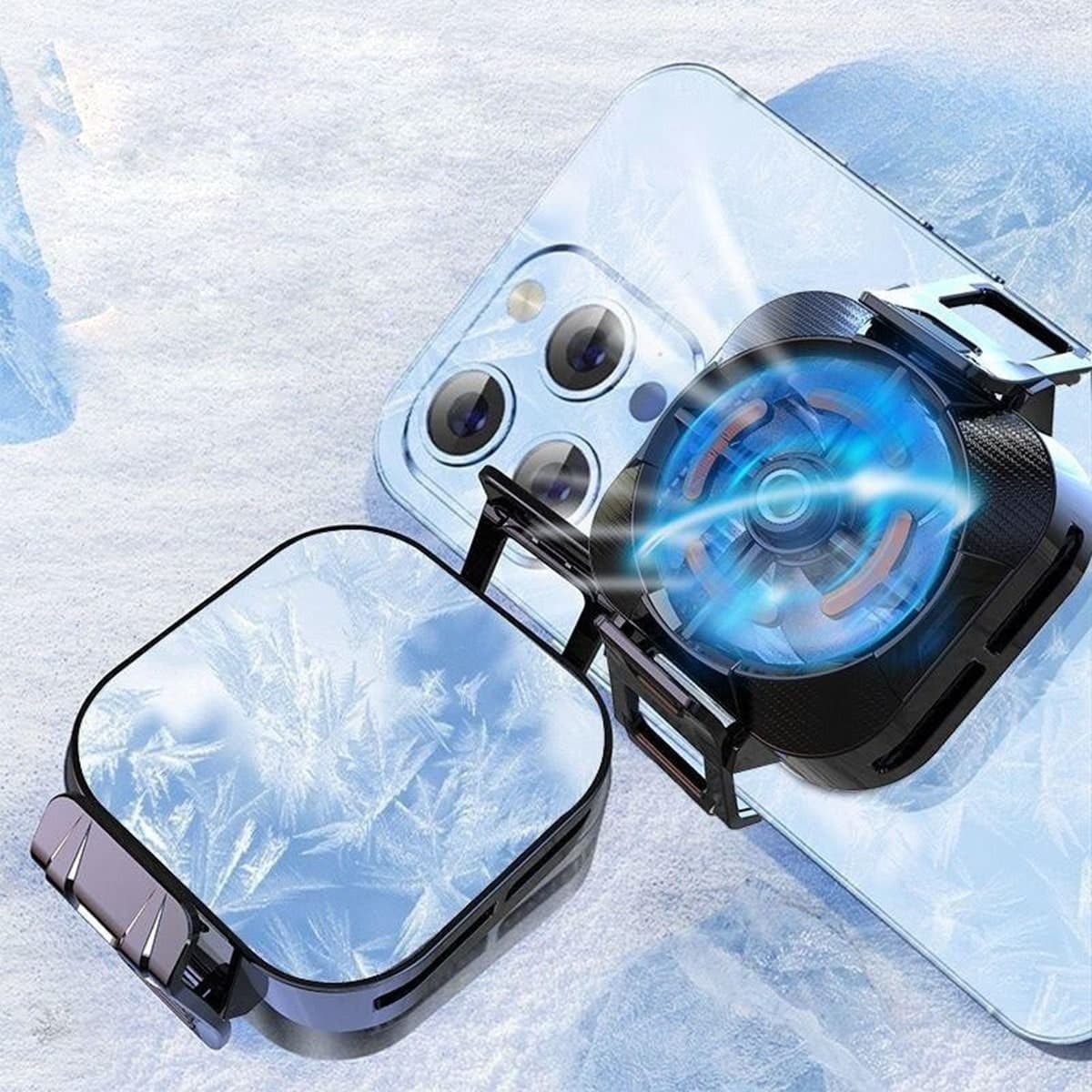 Quạt tản nhiệt điện thoại sò lạnh X94 ngàm kẹp làm mát điện thoại livestream chơi game - 6