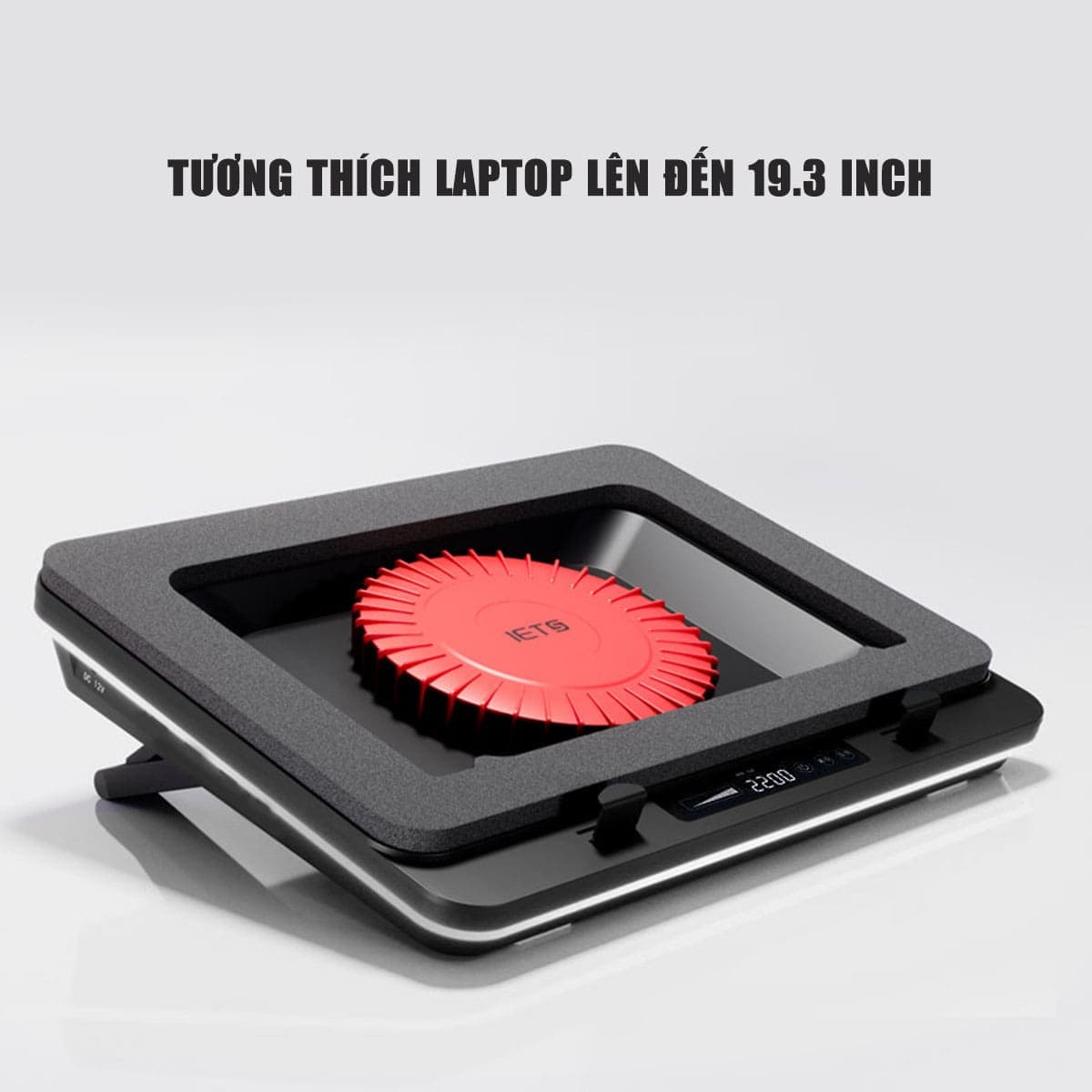 Quạt tản nhiệt laptop IETS GT610 tản khí nén turbo 2200RPM giảm nhiệt thực sự chuyên dụng cho máy tính đồ họa gaming - Đế tản nhiệt Laptop - 5