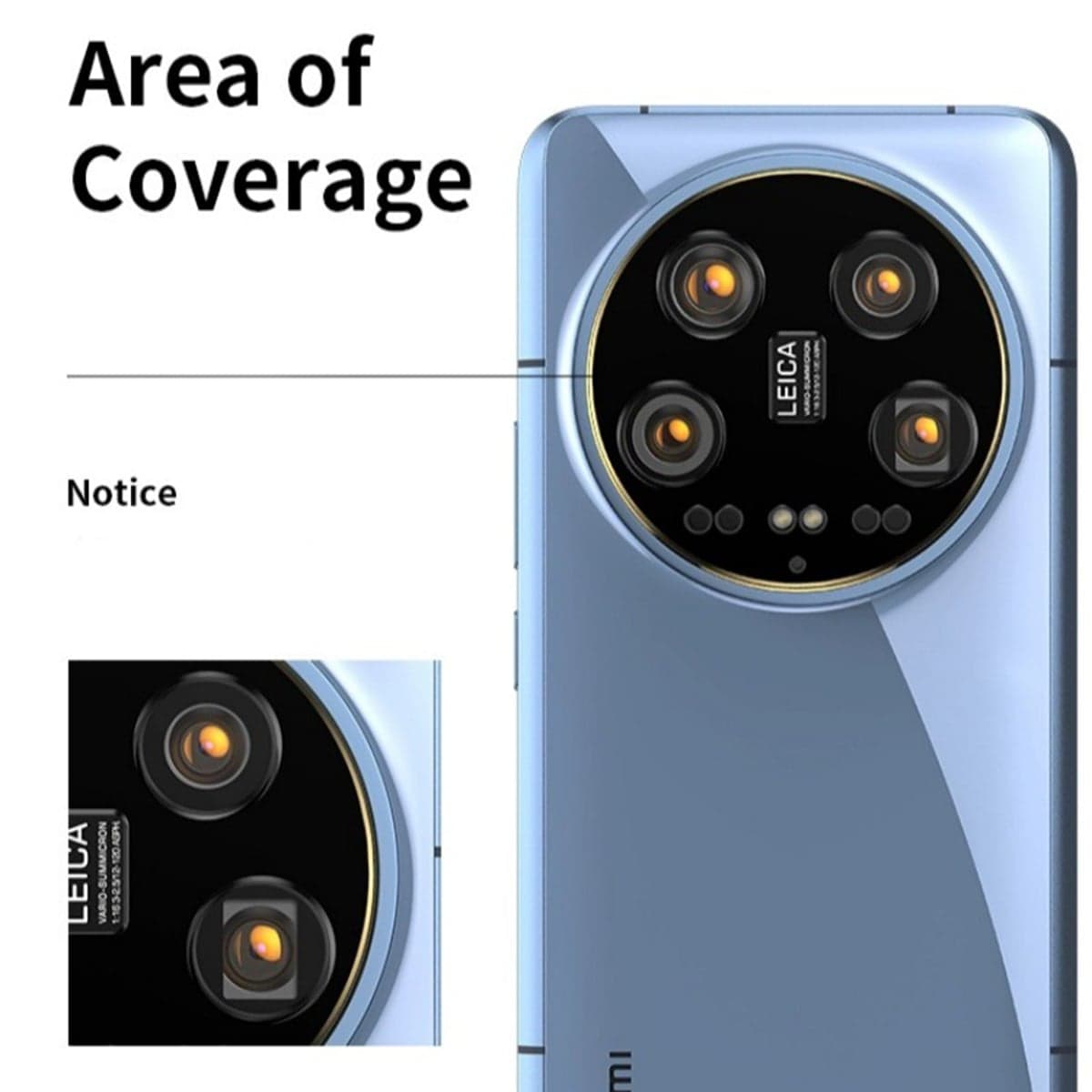Dán camera Xiaomi 14 Ultra - Khung kim loại bảo vệ camera Xiaomi Mi 14 Ultra chống trầy xước va đập - 4